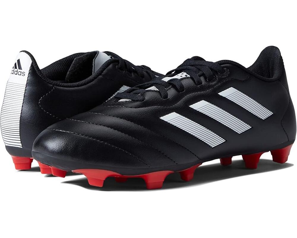 Adidas Mens Goletto VIII Firm Ground Soccer Cleats Size 9 Black Red Athletic NWT